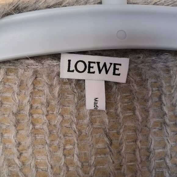Loewe Anagram open-knit mohair-blend sweater - Picture 8 of 11